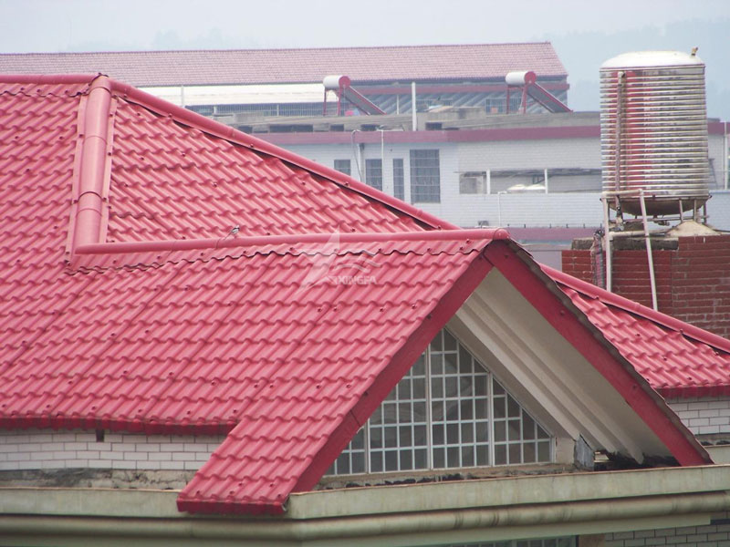 新型屋面建材合成樹脂瓦，傳統(tǒng)建筑用瓦的傳承替代建筑材料